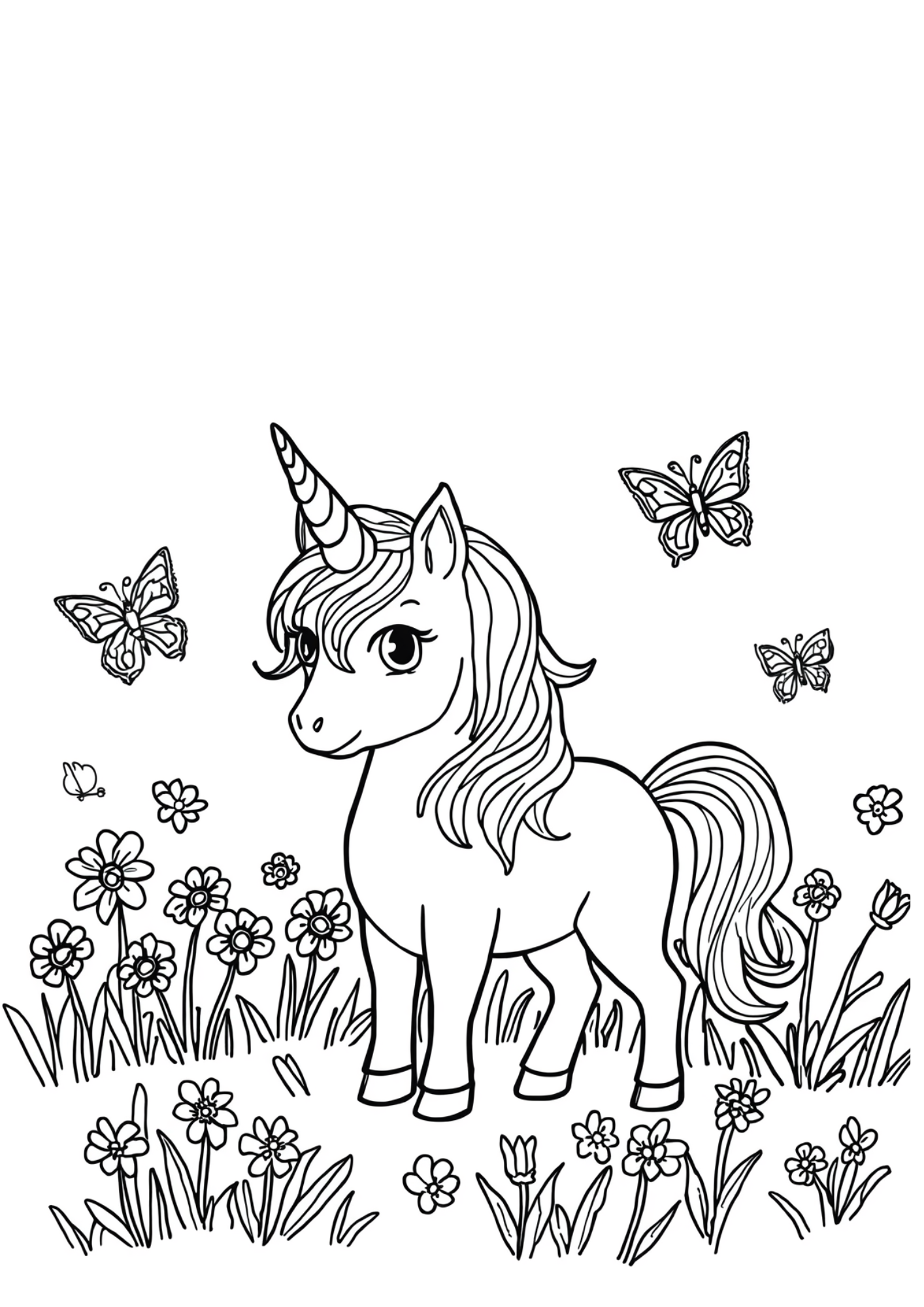 Cute & Magical Colouring Book