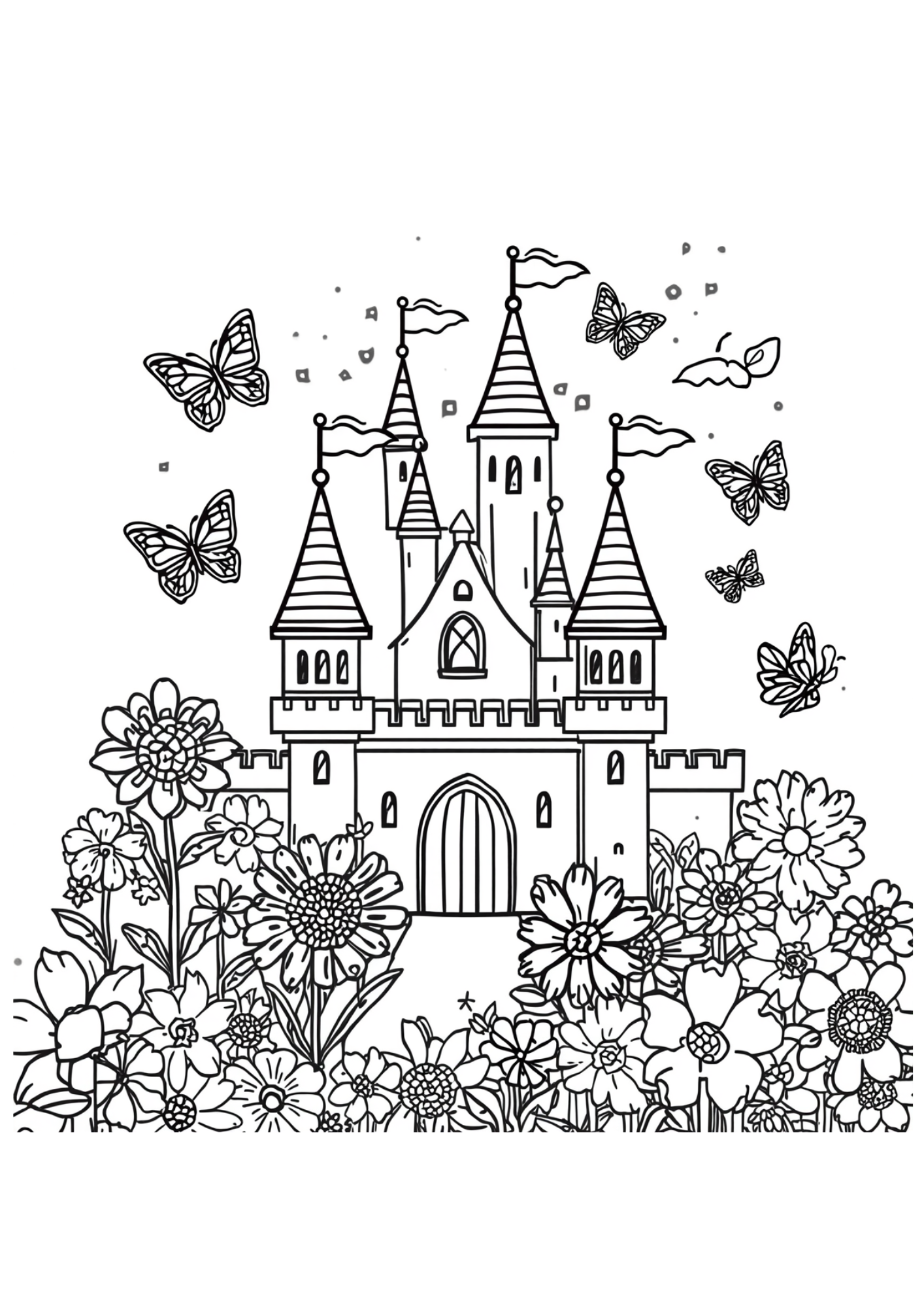 Cute & Magical Colouring Book