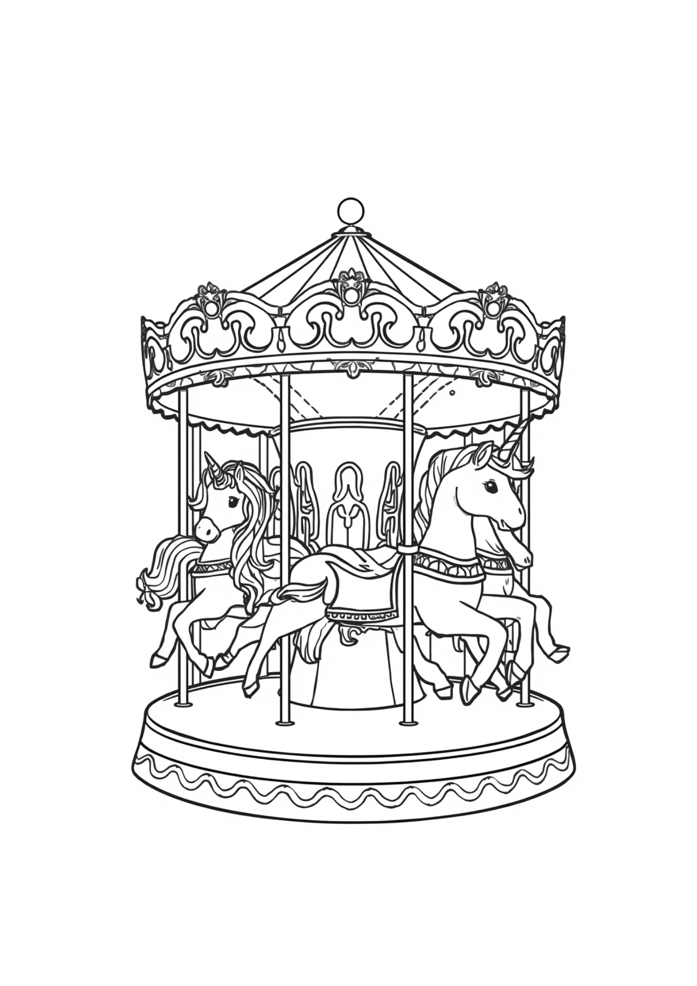 Cute & Magical Colouring Book