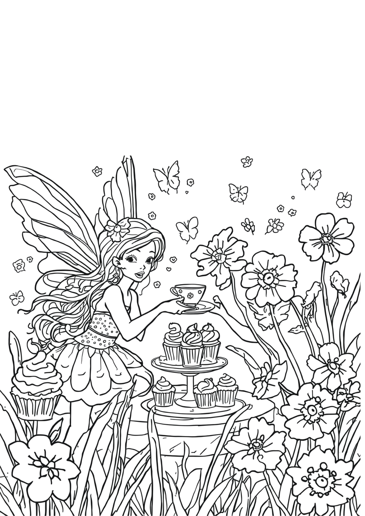 Cute & Magical Colouring Book