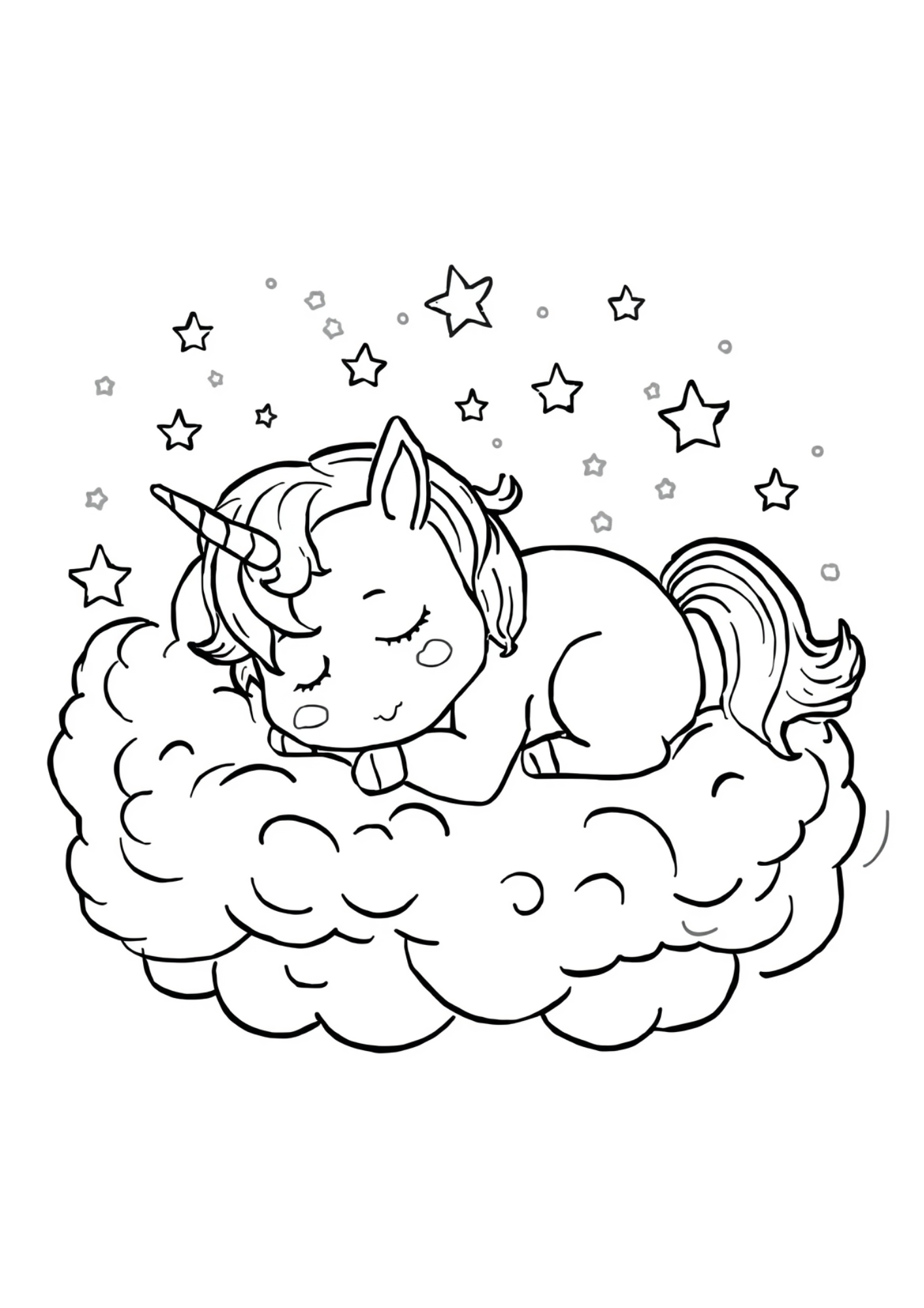 Cute & Magical Colouring Book