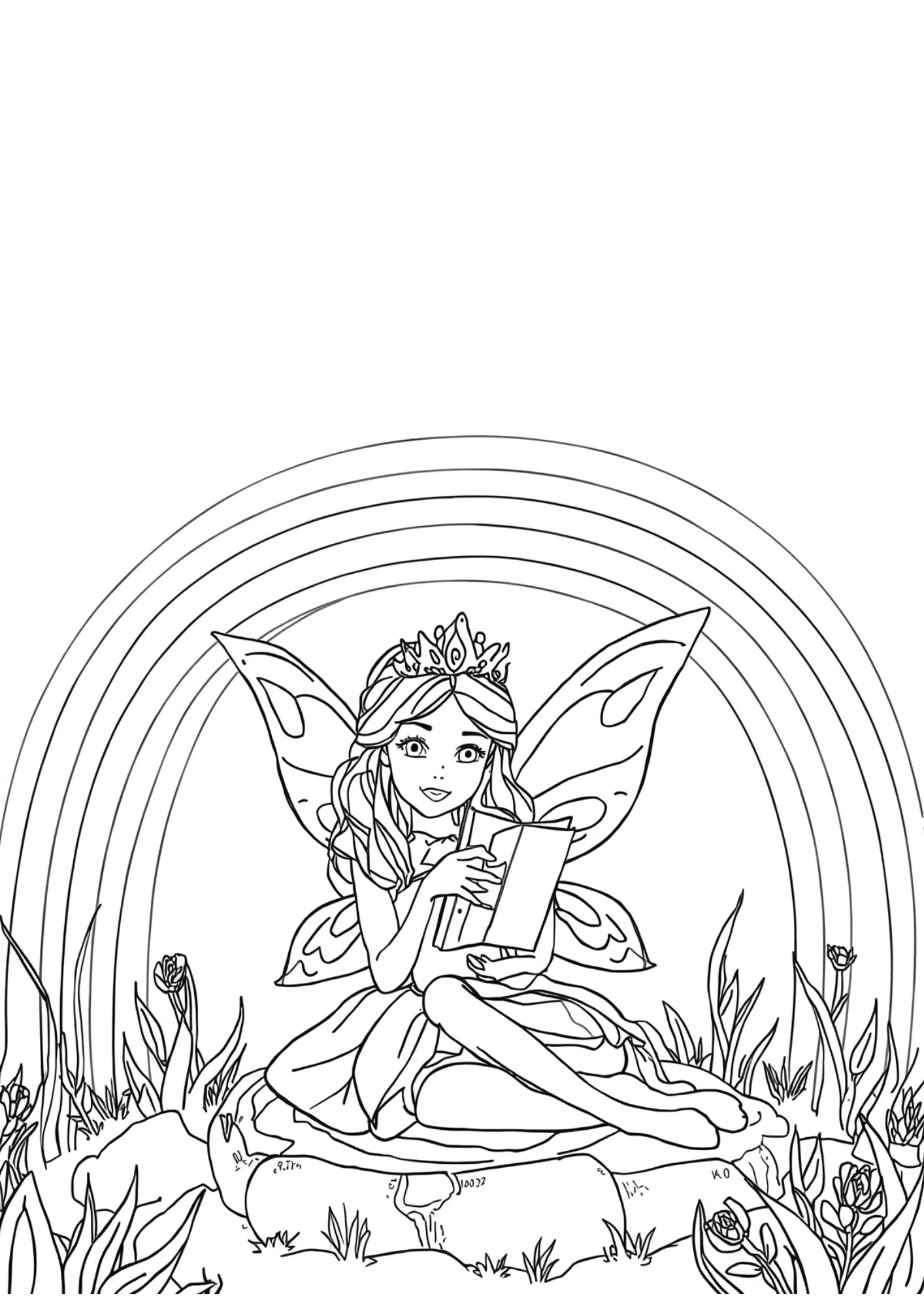 Cute & Magical Colouring Book