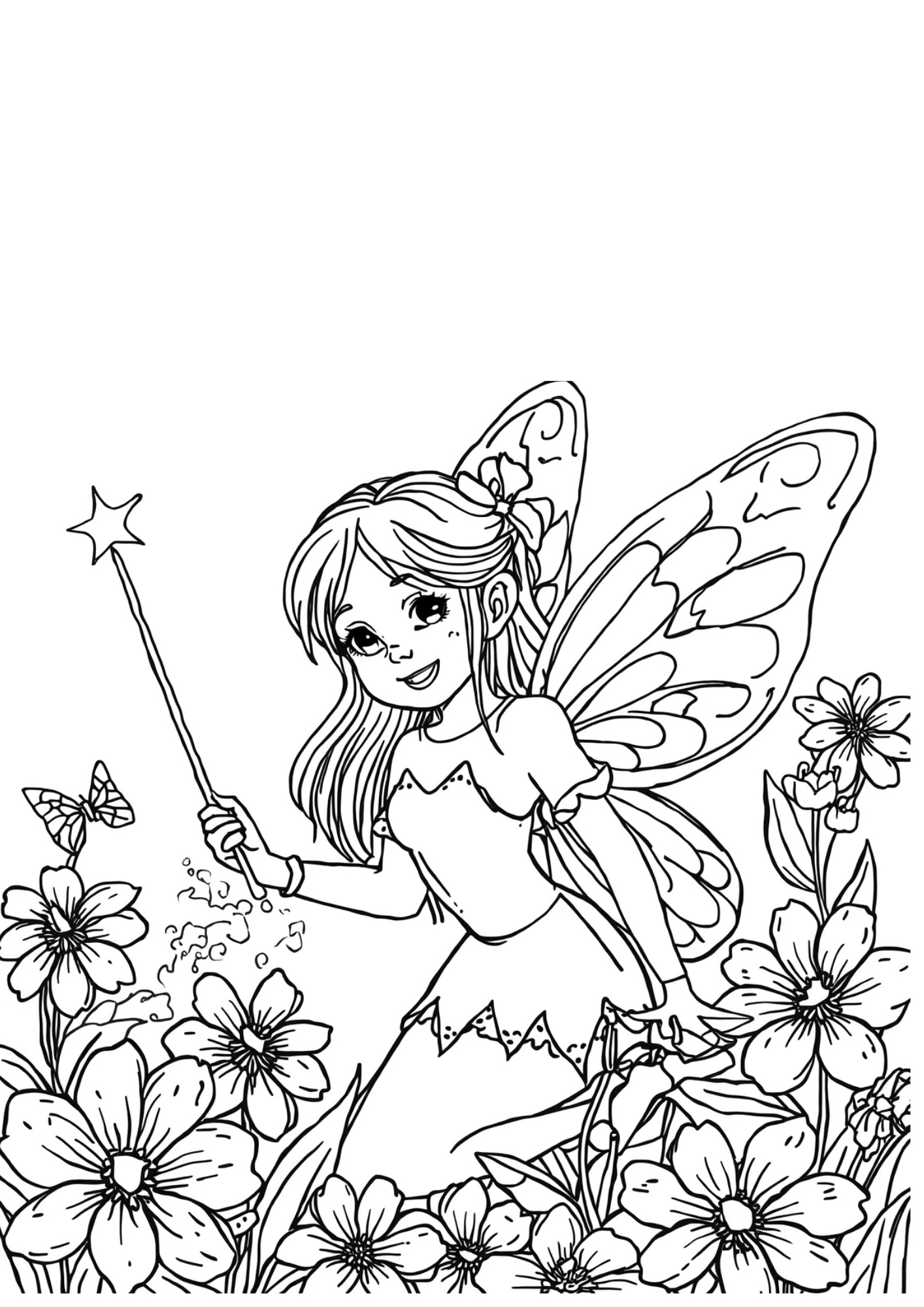 Cute & Magical Colouring Book