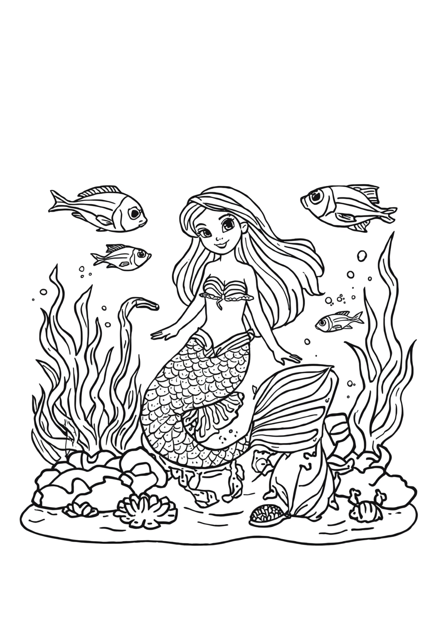 Cute & Magical Colouring Book
