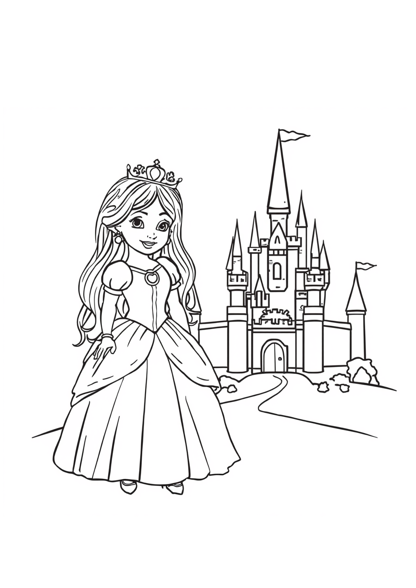 Cute & Magical Colouring Book