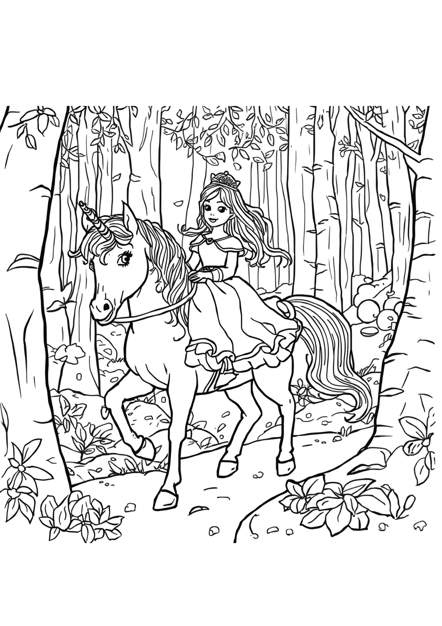 Cute & Magical Colouring Book