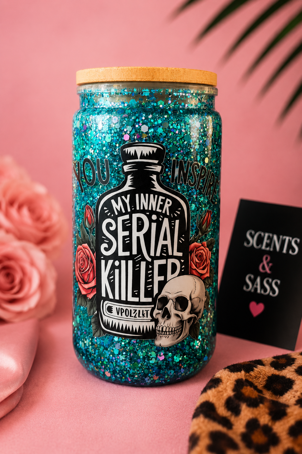You Inspire My Inner Serial Killer - 10oz snowglobe tumbler