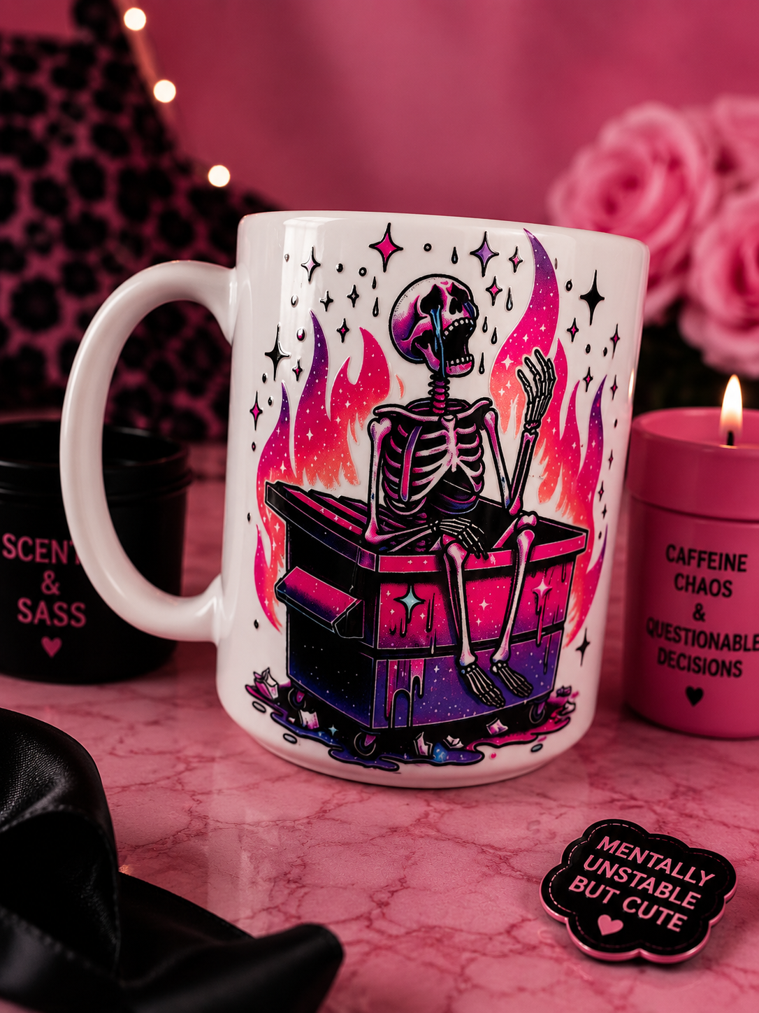 " Life is Trash " Mug
